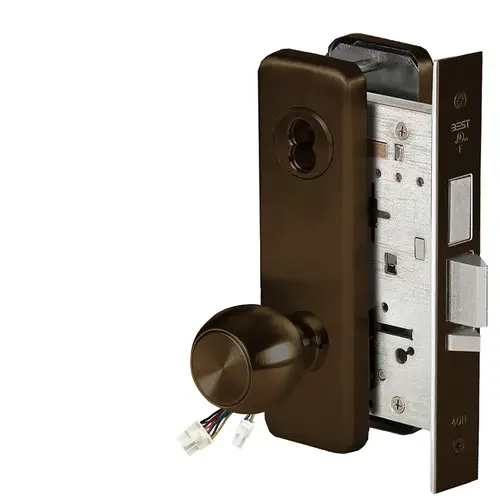 Electric Mortise Lock Dark Bronze Painted Electric Mortise Lock Dark Bronze Painted