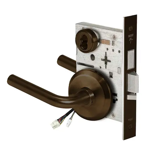 Electric Mortise Lock Dark Bronze Painted Electric Mortise Lock Dark Bronze Painted
