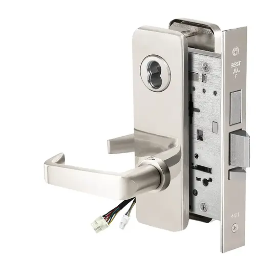 Electric Mortise Lock Bright Stainless Steel Electric Mortise Lock Bright Stainless Steel