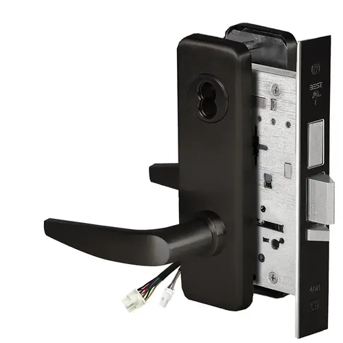 Electric Mortise Lock Flat Black Coated Electric Mortise Lock Flat Black Coated