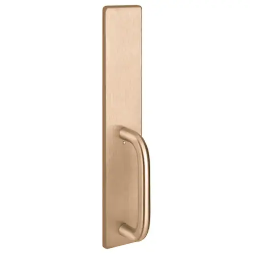 Exit Device Trim Satin Bronze Clear Coated Exit Device Trim Satin Bronze Clear Coated