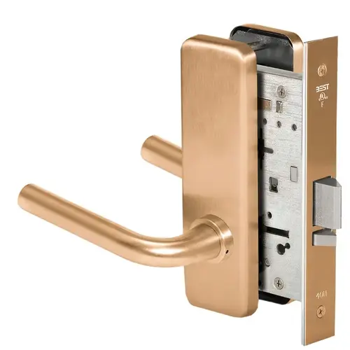 Mortise Lock Satin Bronze Clear Coated Mortise Lock Satin Bronze Clear Coated