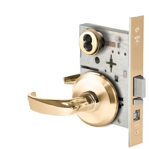 Mortise Lock Bright Brass Mortise Lock Bright Brass