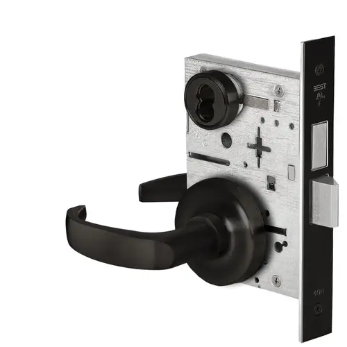 45H Series (G - Communicating Function) - Rose Trim Heavy Duty Mortise Lock, Double Keyed Flat Black Coated 45H Series (G - Communicating Function) - Rose Trim Heavy Duty Mortise Lock, Double Keyed Flat Black Coated