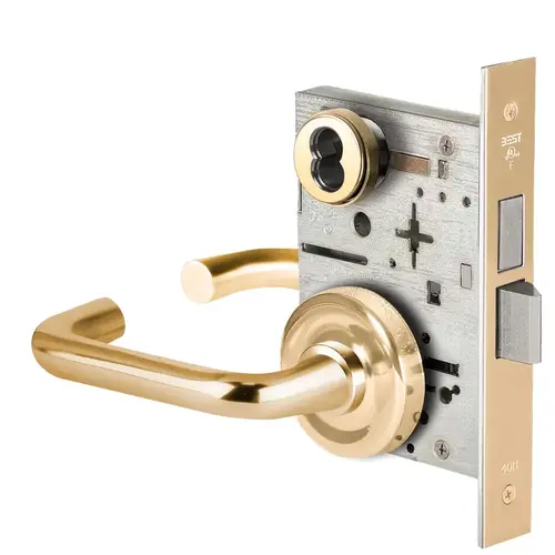 Mortise Lock Bright Brass Mortise Lock Bright Brass