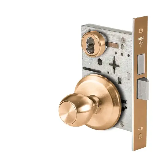 Mortise Lock Satin Bronze Clear Coated Mortise Lock Satin Bronze Clear Coated