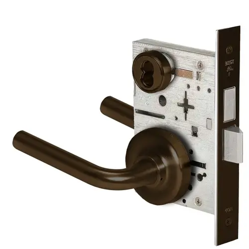 Mortise Lock Satin Bronze Blackened Satin Relieved Clear Coated Mortise Lock Satin Bronze Blackened Satin Relieved Clear Coated