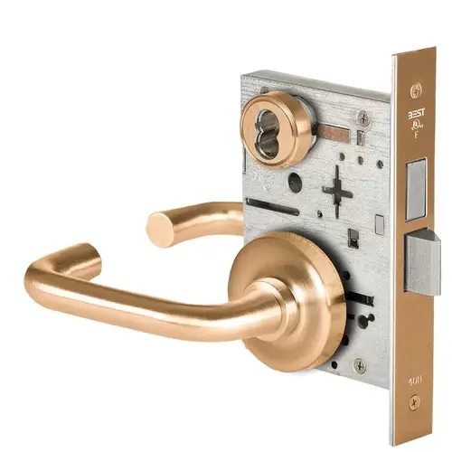Mortise Lock Satin Bronze Clear Coated Mortise Lock Satin Bronze Clear Coated