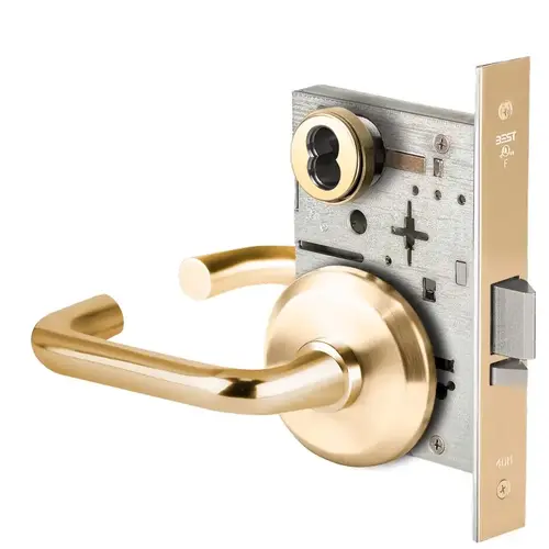 Mortise Lock Bright Brass Mortise Lock Bright Brass