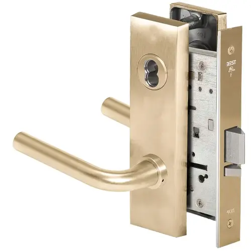 Mortise Lock Satin Brass Mortise Lock Satin Brass