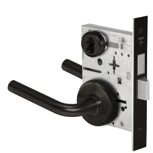 Mortise Lock Flat Black Coated Mortise Lock Flat Black Coated