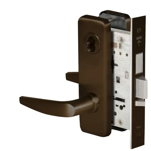 Mortise Lock Dark Bronze Painted Mortise Lock Dark Bronze Painted
