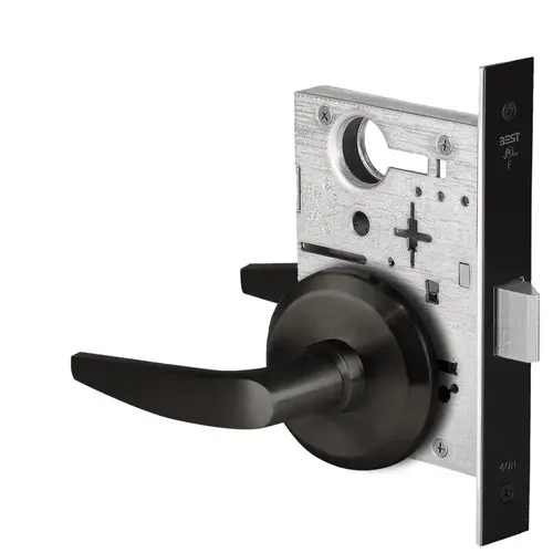 Mortise Lock Flat Black Coated Mortise Lock Flat Black Coated