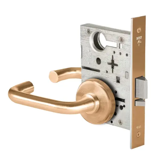 Mortise Lock Satin Bronze Clear Coated Mortise Lock Satin Bronze Clear Coated