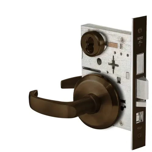 Mortise Lock Satin Bronze Blackened Satin Relieved Clear Coated Mortise Lock Satin Bronze Blackened Satin Relieved Clear Coated