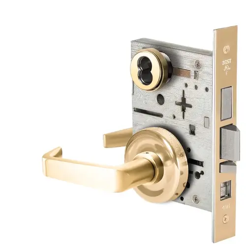 Mortise Lock Bright Brass Mortise Lock Bright Brass
