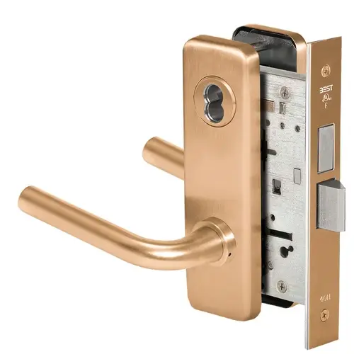 Mortise Lock Satin Bronze Clear Coated Mortise Lock Satin Bronze Clear Coated