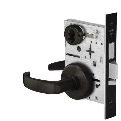 Mortise Lock Flat Black Coated Mortise Lock Flat Black Coated