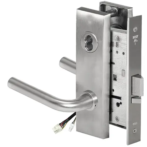 Electric Mortise Lock Satin Chrome Electric Mortise Lock Satin Chrome