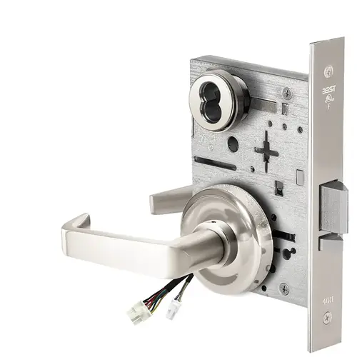 Electric Mortise Lock Bright Chrome Electric Mortise Lock Bright Chrome