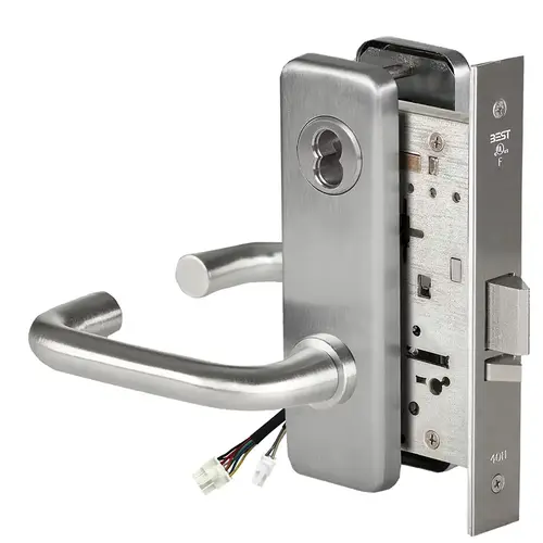 Electric Mortise Lock Satin Stainless Steel Electric Mortise Lock Satin Stainless Steel