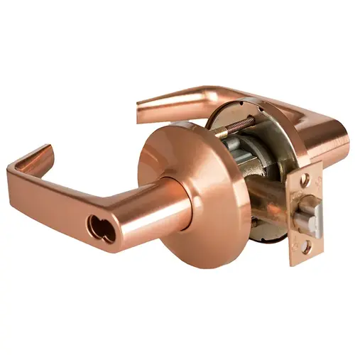 Cylindrical Lock Satin Bronze Clear Coated