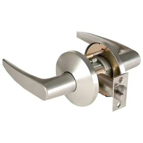Cylindrical Lock Satin Nickel Plated Clear Coated Cylindrical Lock Satin Nickel Plated Clear Coated