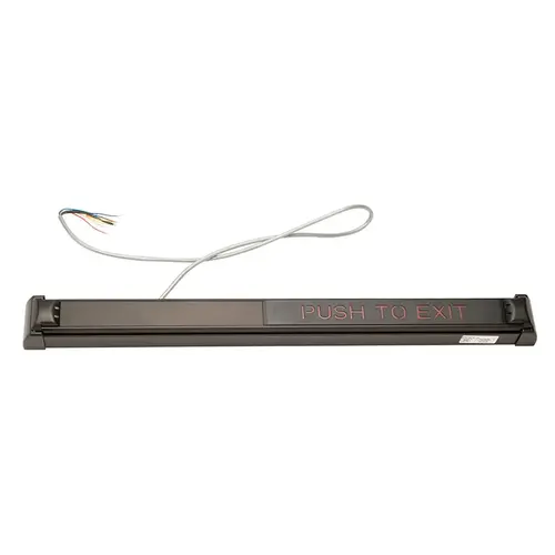 Exit Device Dark Bronze Anodized Aluminum