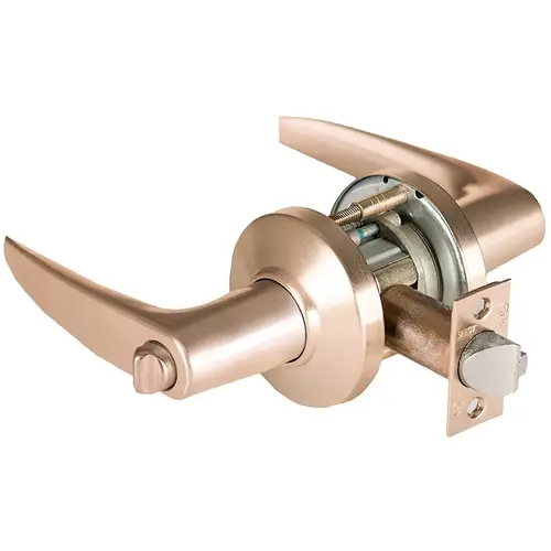 Cylindrical Lock Satin Bronze Clear Coated Cylindrical Lock Satin Bronze Clear Coated