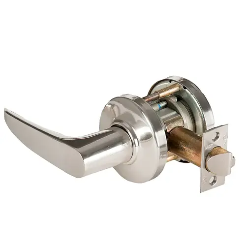Cylindrical Lock Bright Nickel Plated Clear Coated Cylindrical Lock Bright Nickel Plated Clear Coated