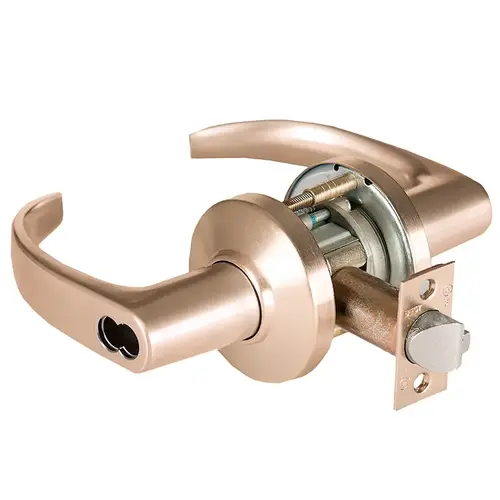 Cylindrical Lock Satin Bronze Clear Coated Cylindrical Lock Satin Bronze Clear Coated