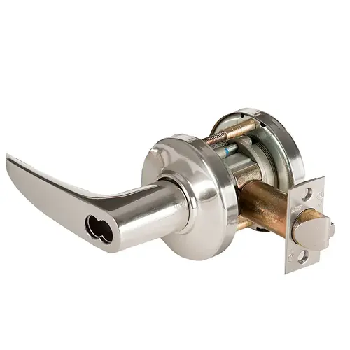 Cylindrical Lock Bright Nickel Plated Clear Coated Cylindrical Lock Bright Nickel Plated Clear Coated