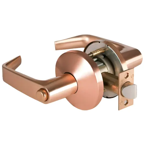 Cylindrical Lock Satin Bronze Clear Coated Cylindrical Lock Satin Bronze Clear Coated