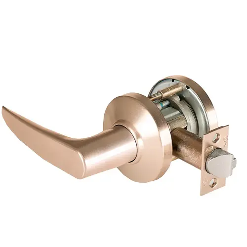 Cylindrical Lock Satin Bronze Clear Coated Cylindrical Lock Satin Bronze Clear Coated