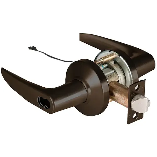 Electric Cylindrical Lock Dark Oxidized Satin Bronze Oil Rubbed Electric Cylindrical Lock Dark Oxidized Satin Bronze Oil Rubbed