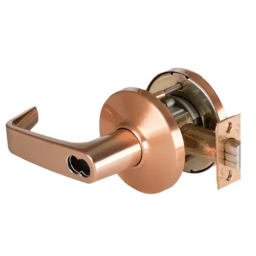 Cylindrical Lock Satin Bronze Clear Coated Cylindrical Lock Satin Bronze Clear Coated