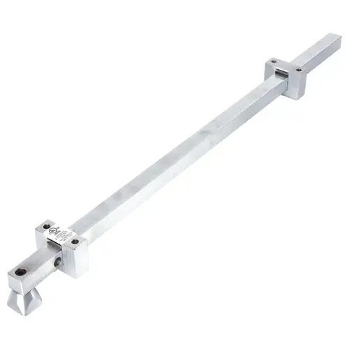 24" Square Surface Bolt Satin Chrome Finish