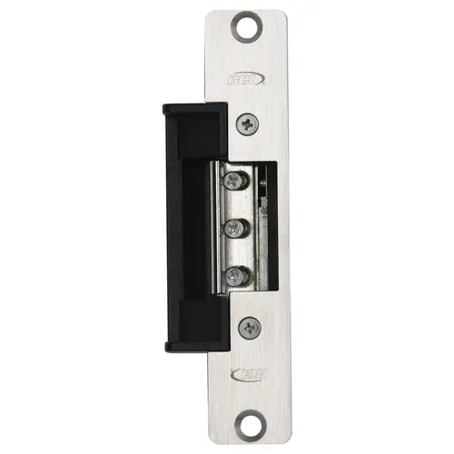 Satin Ss Electric Strike For Centerline Latch With 5-7/8" Faceplate