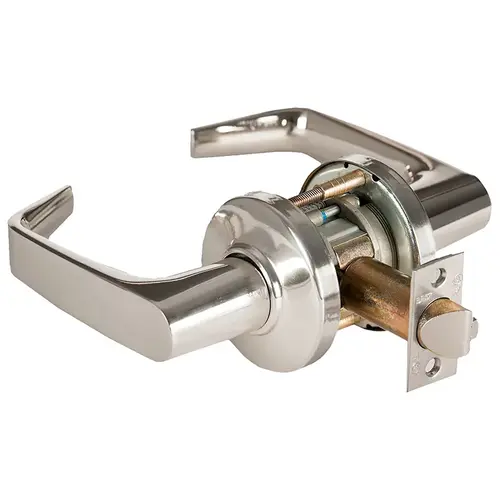 Cylindrical Lock Bright Nickel Plated Clear Coated Cylindrical Lock Bright Nickel Plated Clear Coated