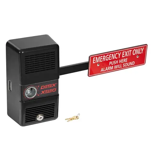 UL-Listed Panic Hardware Exit Control Lock, Black UL-Listed Panic Hardware Exit Control Lock, Black