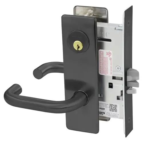 Mortise Lock Black Oxidized Bronze, Oil Rubbed Mortise Lock Black Oxidized Bronze, Oil Rubbed