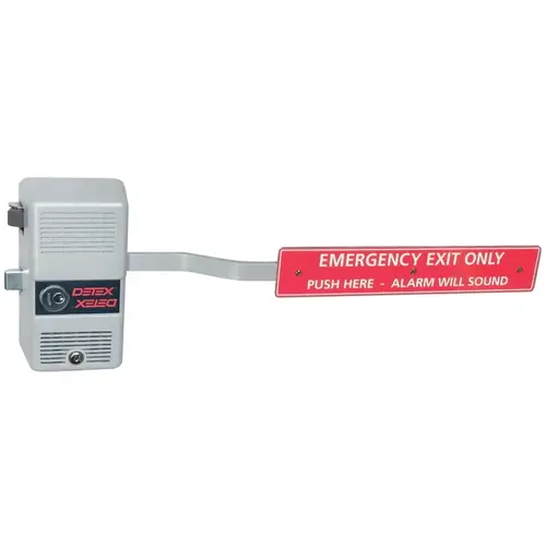 Warnock Hersey-Listed Fire Exit Hardware with Long Bar, Fire Rated, 36 In. to 48 In. Door Width, Gray Warnock Hersey-Listed Fire Exit Hardware with Long Bar, Fire Rated, 36 In. to 48 In. Door Width, Gray