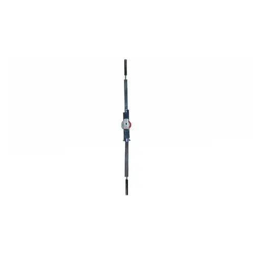 Two Point Flushbolt with Hourglass Shaped Turn with 31" to 35" Cylinder Height Satin Chrome Finish Two Point Flushbolt with Hourglass Shaped Turn with 31" to 35" Cylinder Height Satin Chrome Finish