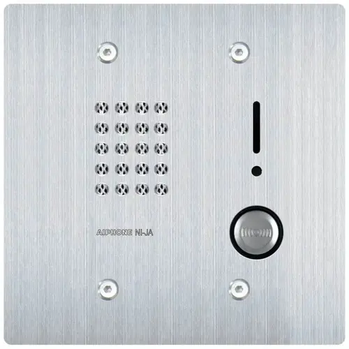 Audio Door Station, Stainless Steel Panel, Weather and Vandal Resistant, Flush Mount, Fits 2-Gang Box Audio Door Station, Stainless Steel Panel, Weather and Vandal Resistant, Flush Mount, Fits 2-Gang Box