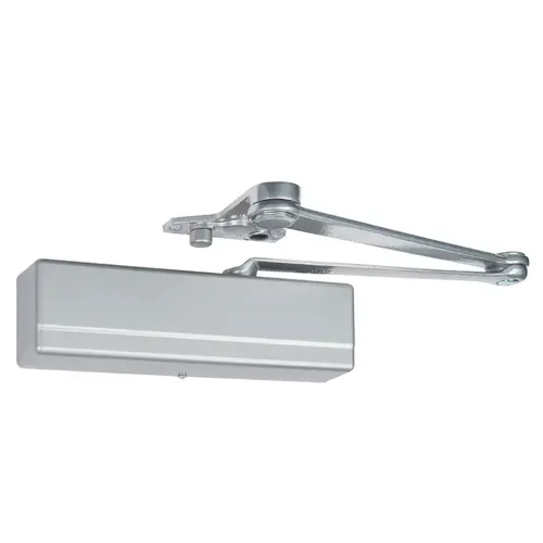 Sf Dr Clsr Hd Parallel Arm W/Positive Stop Thru Bolts Spray Alum Enamel Aluminum Painted