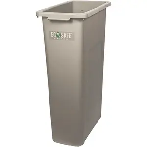 Busch Systems ESTN23 Grey EcoStation Sorting Station 23 Gal. Indoor Recycling Bin - pack of 96