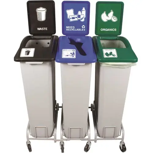 EcoStation Dolly Middle Unit with Wheels for 23G Bin