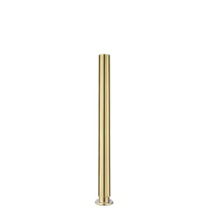Lavi 00-PR53F/L 24" Tall Divider Post Flat Top Cap Flange Corner Mount And Post Polished Brass Finish