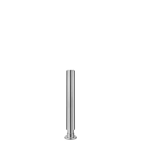 16" Tall Divider Posts Flat Top Cap Flange Corner Mount And Post Polished Stainless Steel Finish 16" Tall Divider Posts Flat Top Cap Flange Corner Mount And Post Polished Stainless Steel Finish