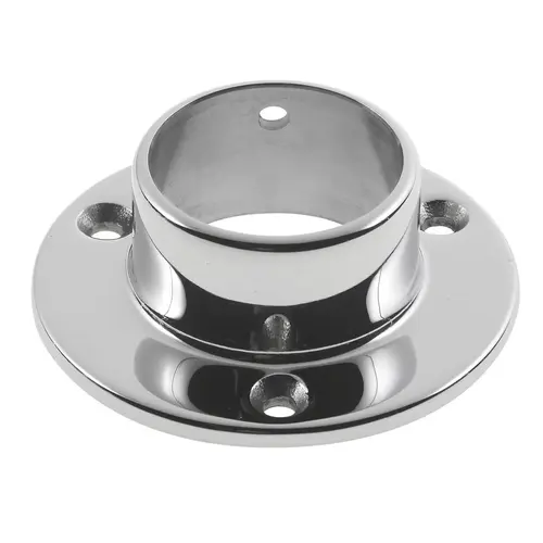 Wall Flange Polished Stainless Steel Finish Wall Flange Polished Stainless Steel Finish